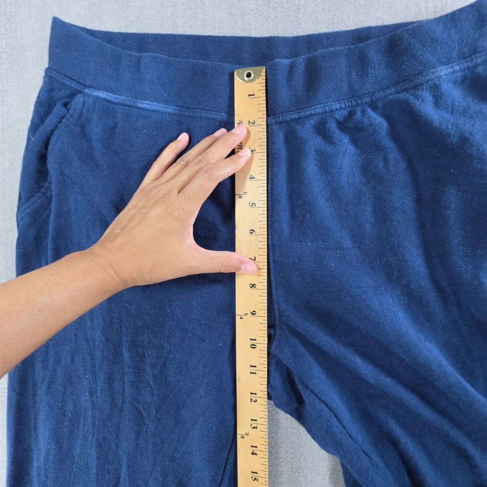 Wildfox Jogger Sweatpants Womens Large Blue Tie Dye Fleece Lounge Pants - Picture 8 of 16